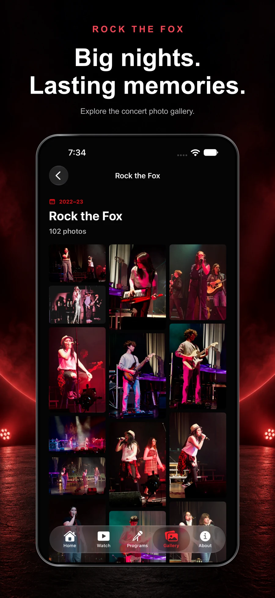 Rock the Fox concert photo gallery.